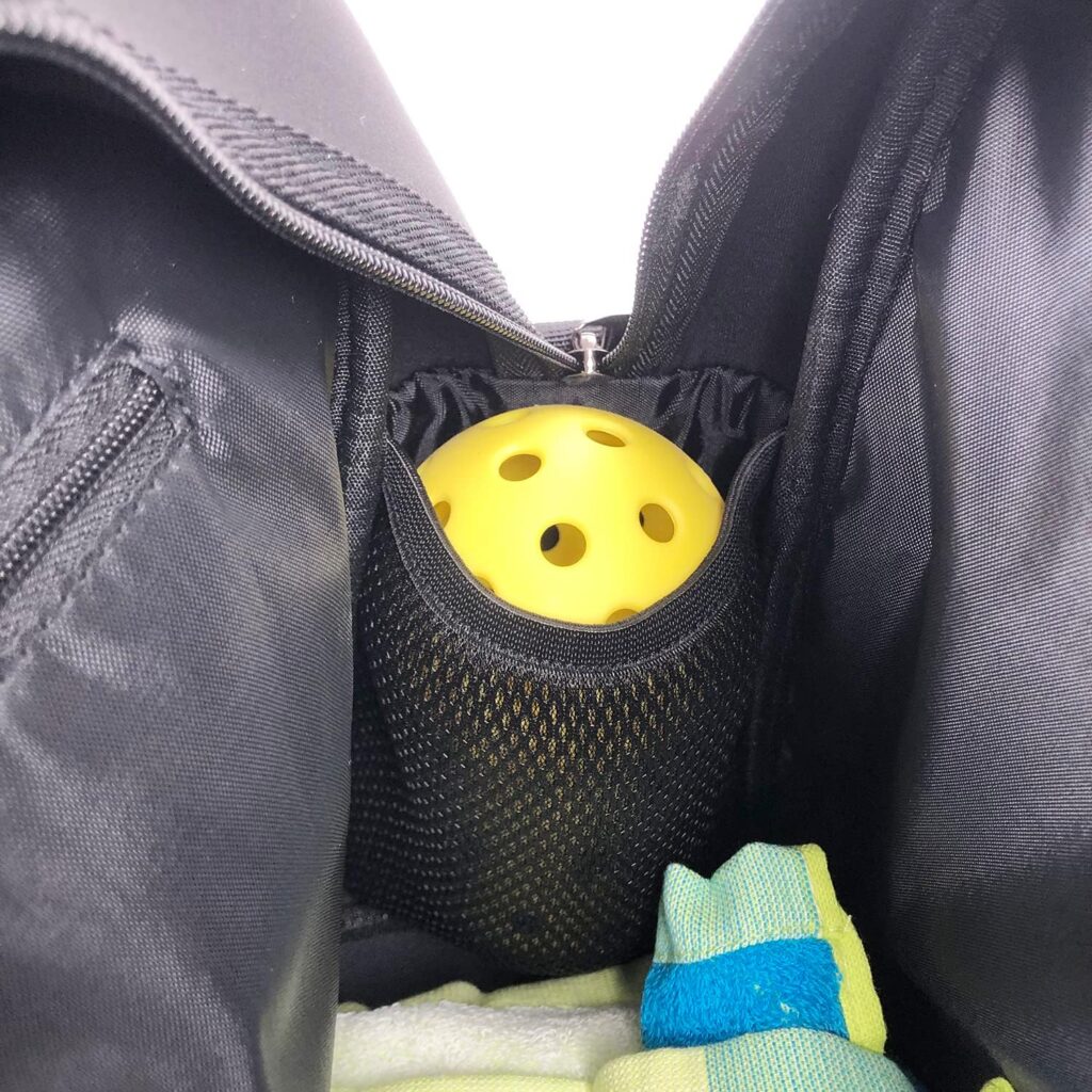 EINENG Pickleball Bag, Pickleball Paddle Shoulder Bag, Large Pickleball Tote Bag with Zipper  Shoulder Strap for Pickleball Racquet, Sport Tote for Women Men