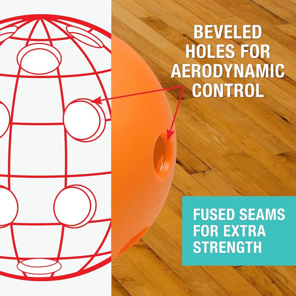 FILA Accessories Indoor Pickleball Balls - Official Indoor Pickleballs, Regulation Size with 26 Holes