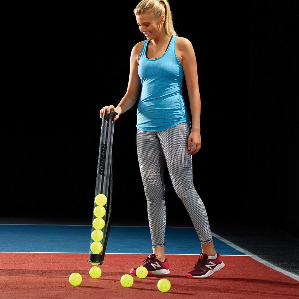 Franklin Sports Pickleball Retriever Tube + Ball Holder - 12 Ball Pickleball Ball Hopper + Picker Upper - Pickleball Accessories + Gear Franklin Sports Pickleball Retriever Tube + Ball Holder - 12 Ball Pickleball Ball Hopper + Picker Upper - Pickleball Accessories + Gear