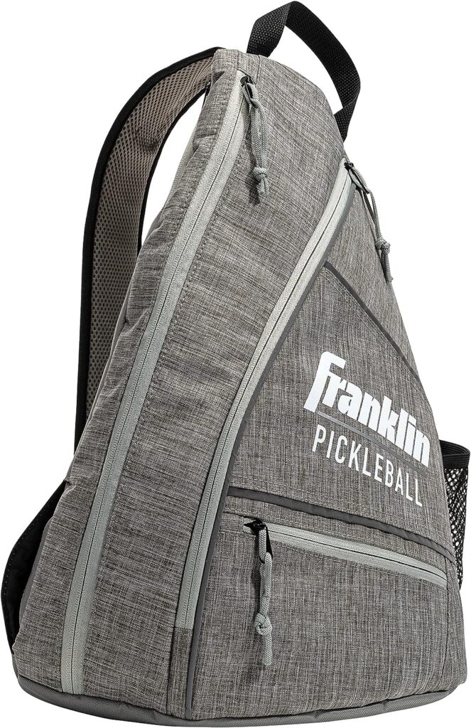 Franklin Sports Pickleball Bags - Pickleball Sling Bag Backpack for Gear + Equipment - Pickleball Bag for Men + Women - Holds Paddles, Pickleballs + Accessories - Official US Open Pickleball Bag