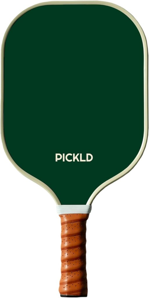 PICKLD Stylish Premium Pickleball Paddle Racket | Durable Fiberglass Surface | Honeycomb Core | Perfect Addition to a Pickleball Set | Indoor Outdoor Pickle Ball Paddle
