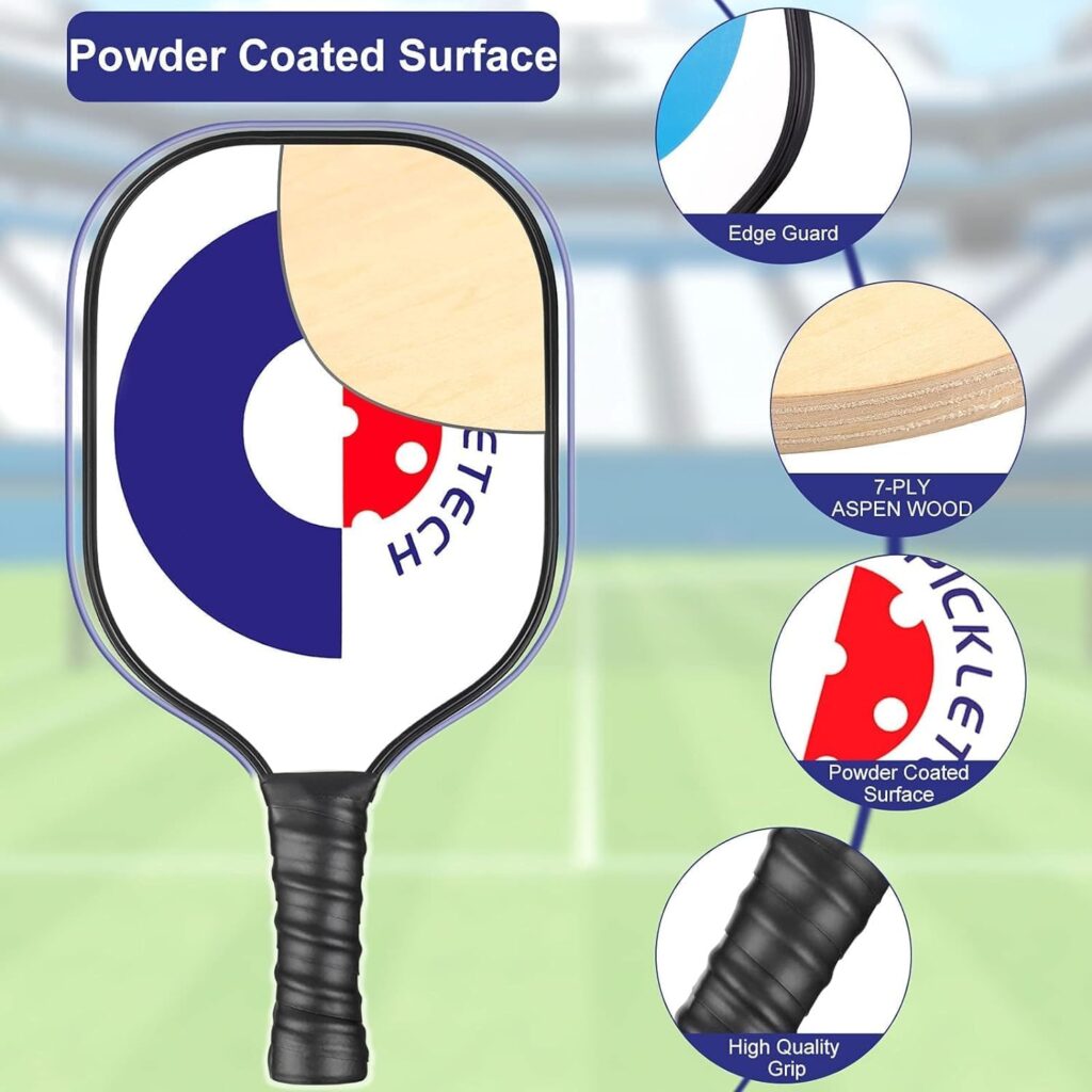 PICKLETECH Portable Pickleball Net Outdoor 22FT Regulation Size Set 3.0 Reinforced Version