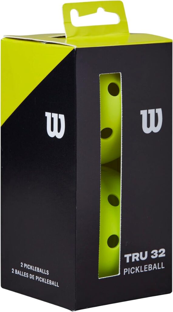 WILSON TRU 32 Pickleball Balls - Red and Yellow